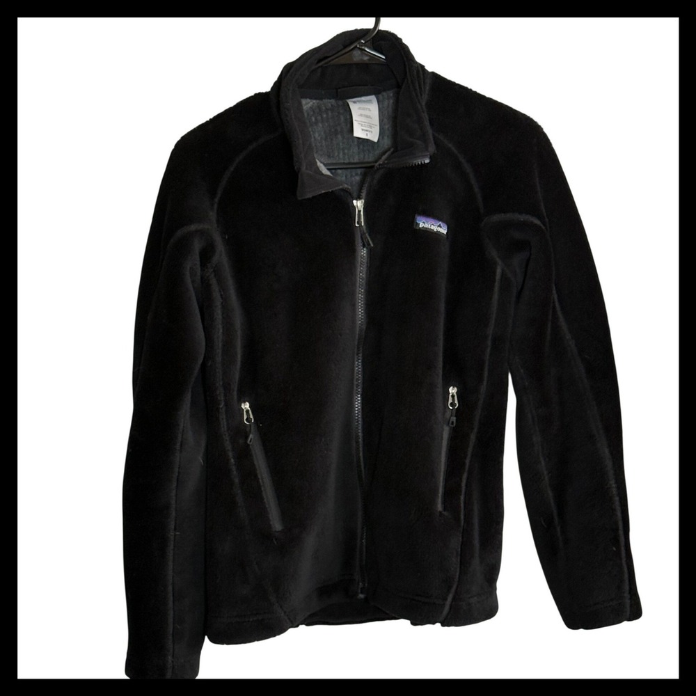 NWOT Patagonia R2 Regulator Fleece Jacket Womens Small Black Full Zip Polartec